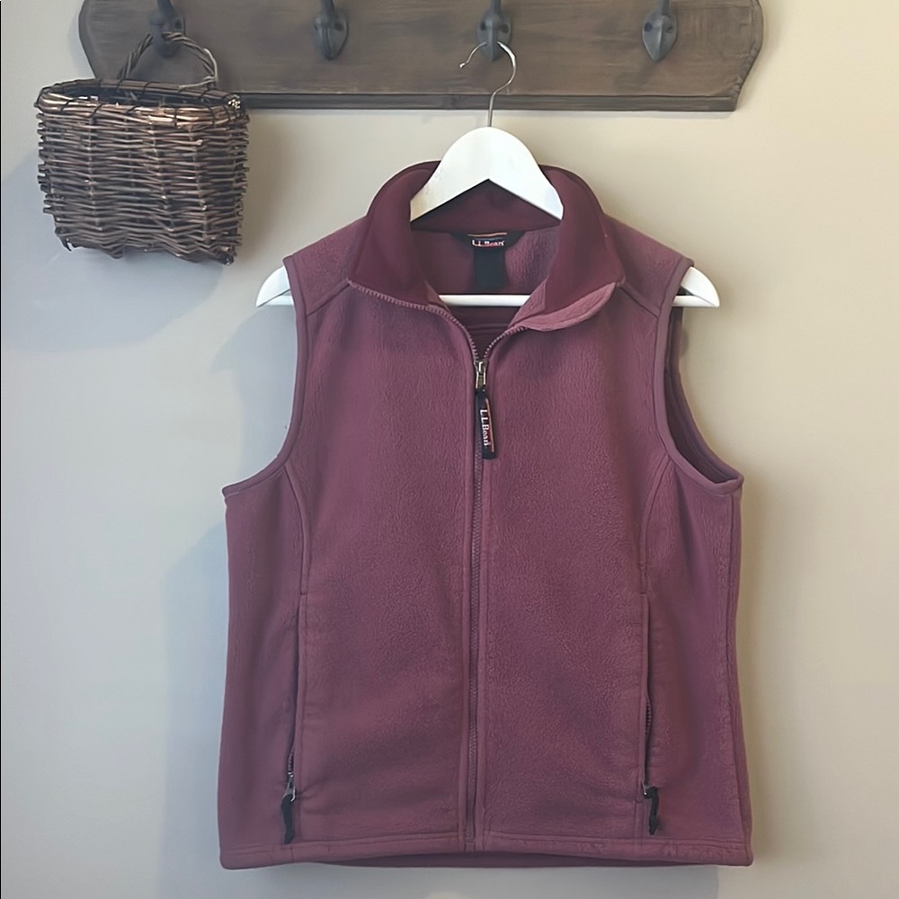 Women's Plum Fleece Vest